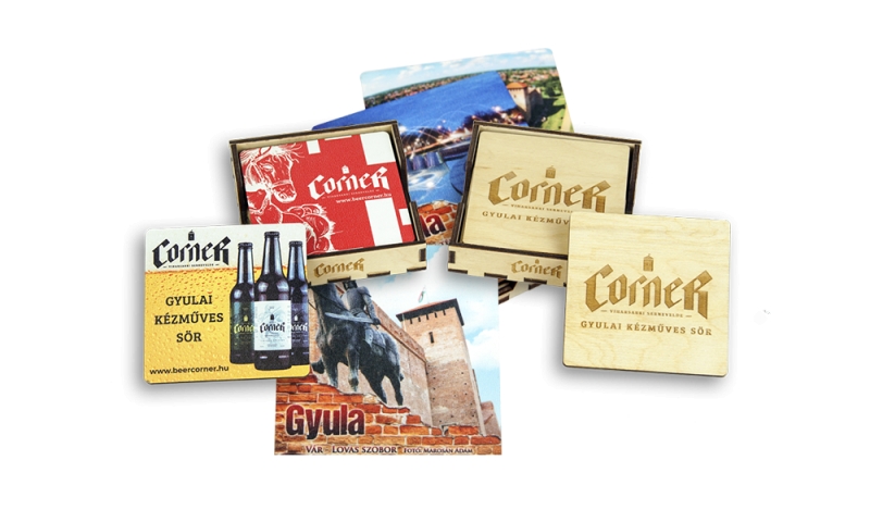 Poháralátét szett