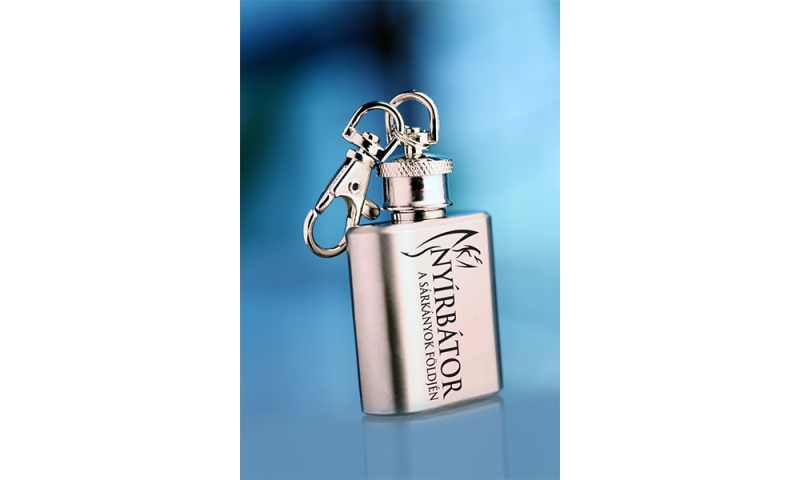 Mini fém flaska karabinerrel